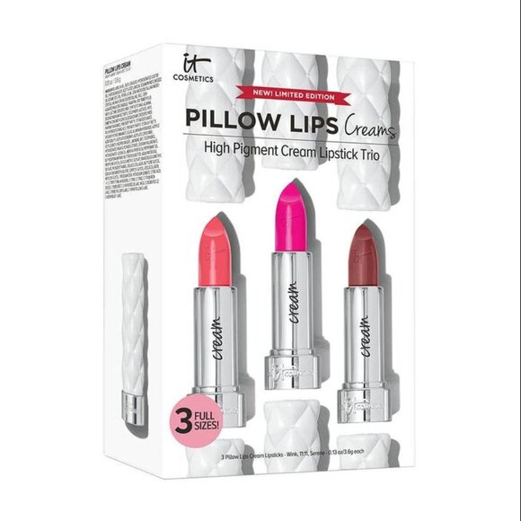 Pillow Lips Creams Trio ~ IT Cosmetics  BRAND NEW - Picture 1 of 2